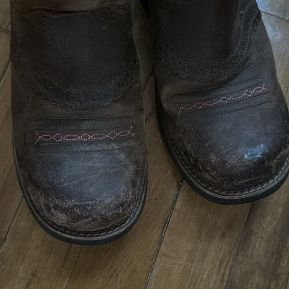 Ariat brown leather boots - Picture 6 of 7